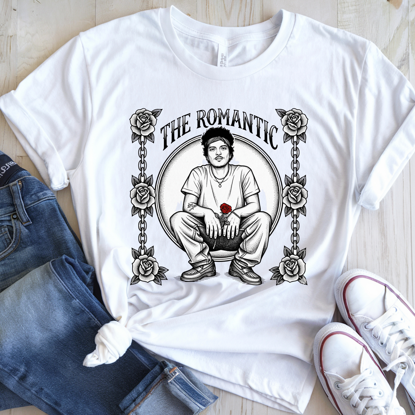 Retro Romance Concert Inspired T-Shirt | Vintage Love Song Aesthetic Tee | Fan Inspired Concert Outfit