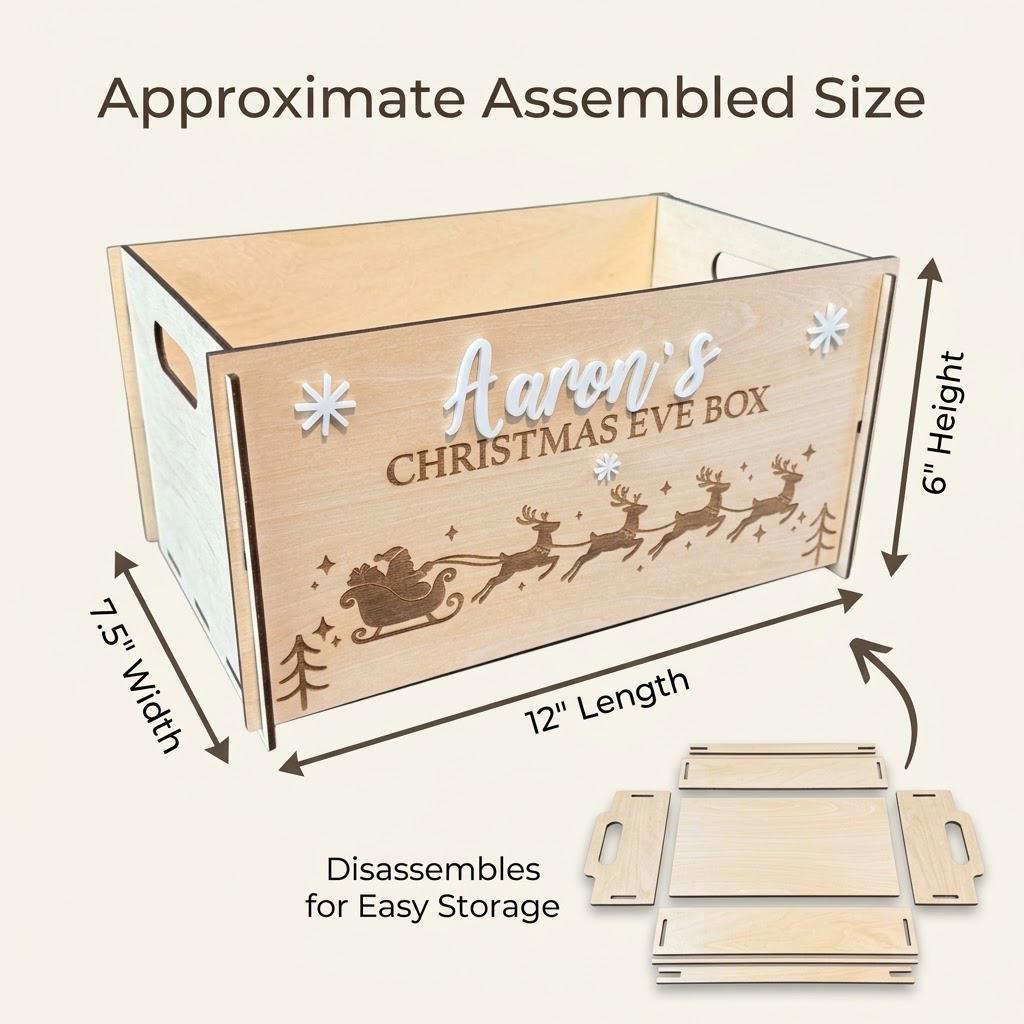Personalized Christmas Eve Crate