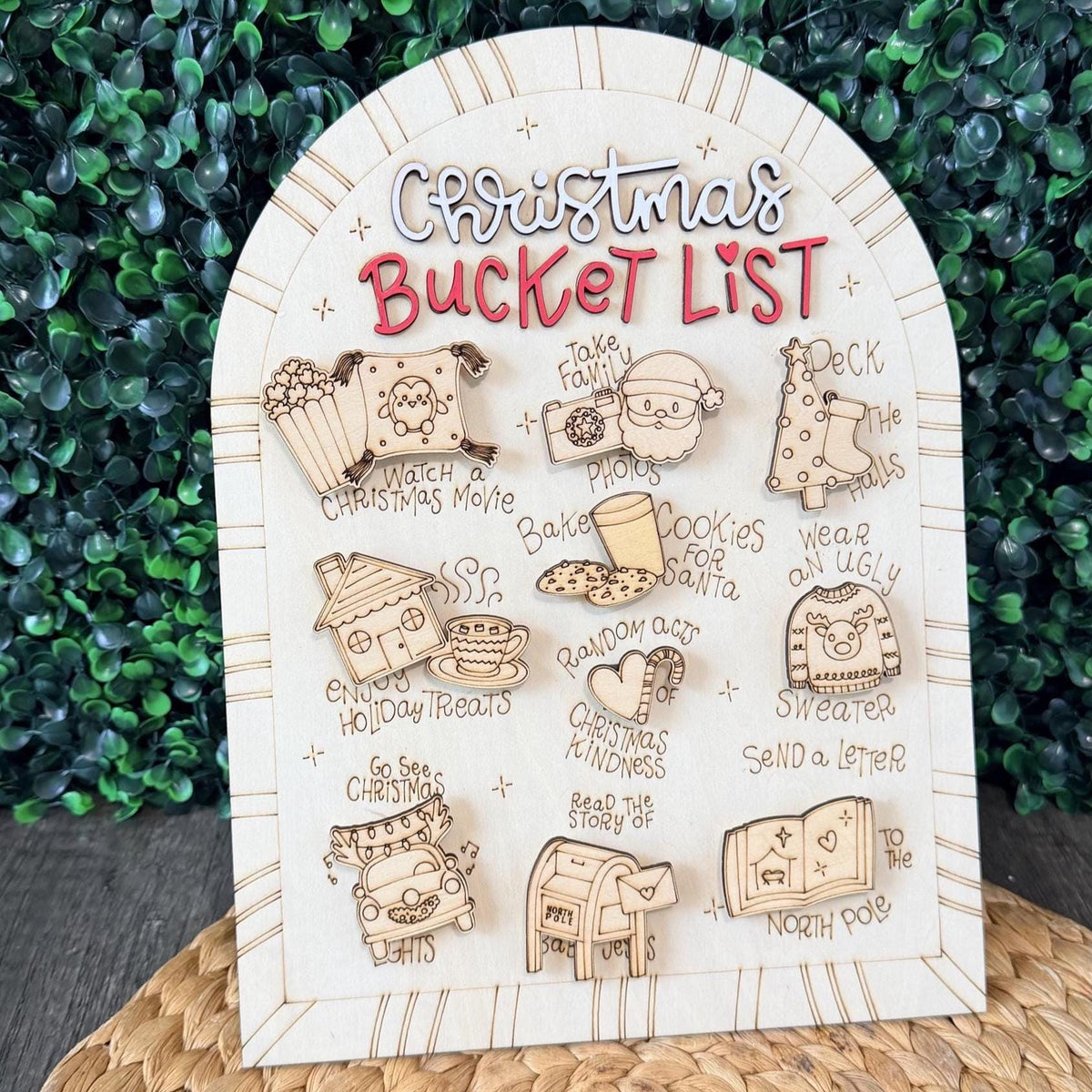Christmas Bucket List Activity Board