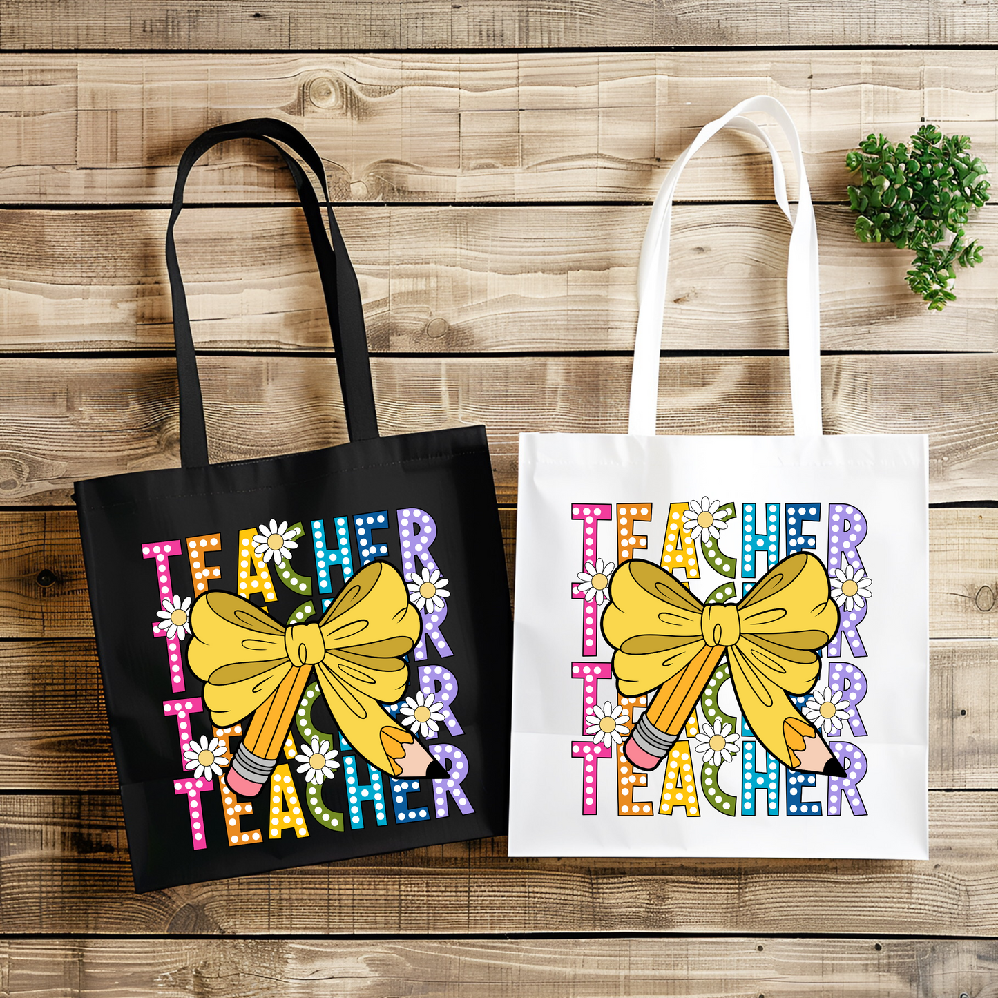 Custom Teachers Tote Bag, Customized Teacher Name Tote Bag, Teacher Appreciation Bag, Back to School Personalized Tote Bag