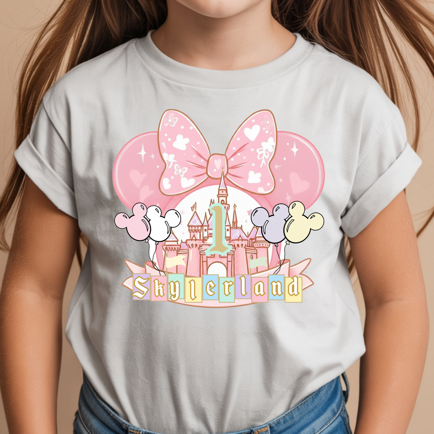 Happiest Place on Heart Birthday Tee. Birthday shirt for toddlers and kids.