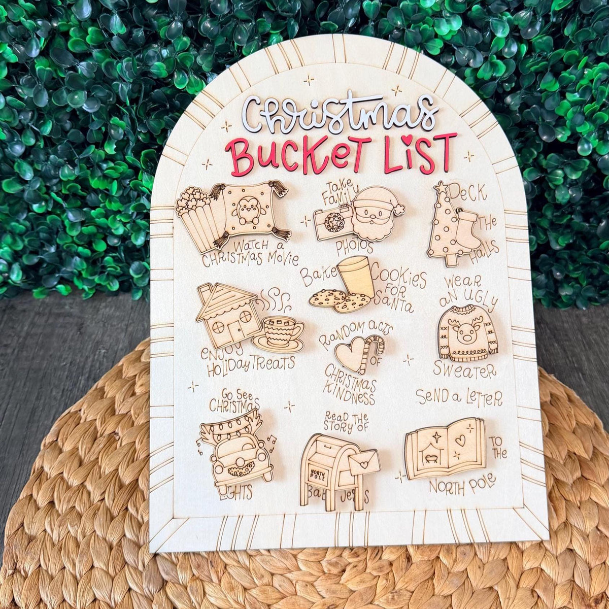 Christmas Bucket List Activity Board