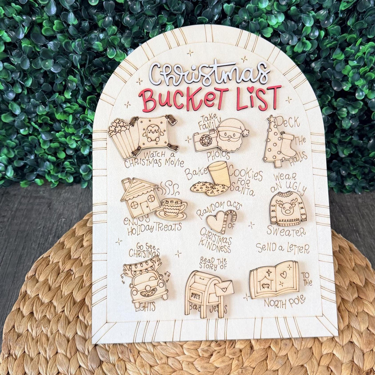 Christmas Bucket List Activity Board