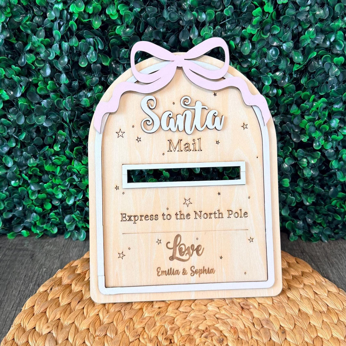 Personalized Santa Mail Letter Holder