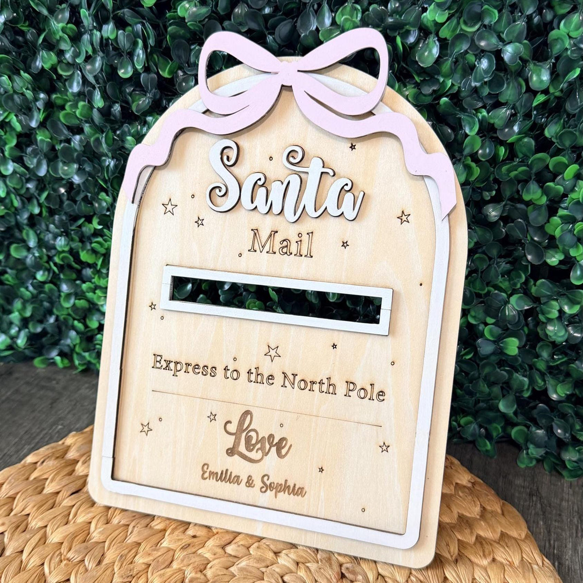 Personalized Santa Mail Letter Holder