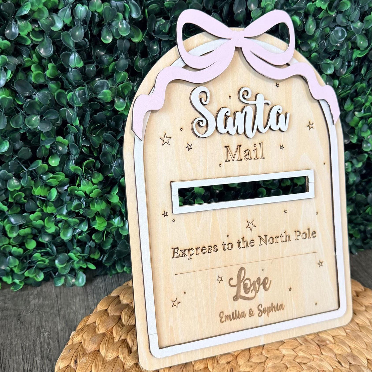 Personalized Santa Mail Letter Holder