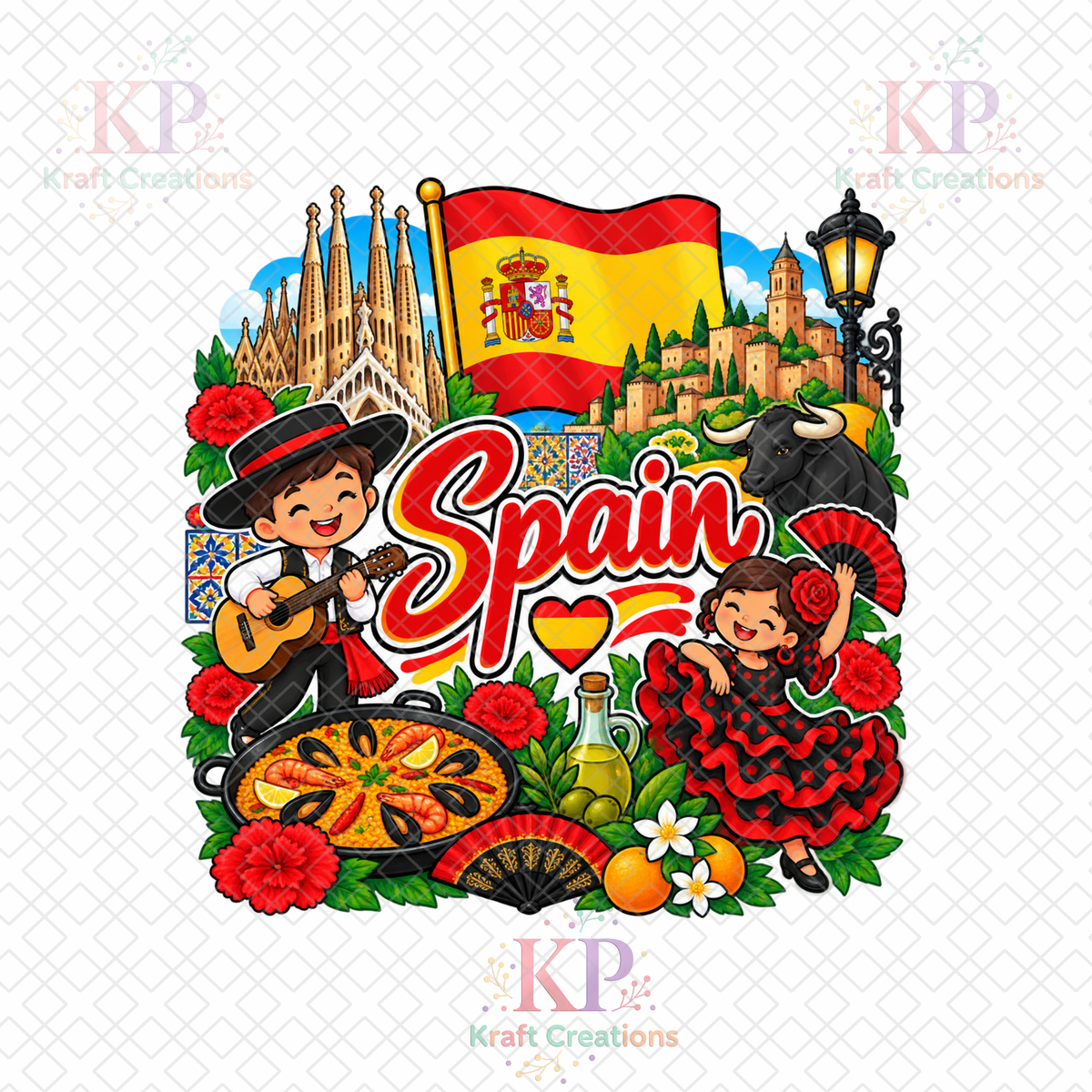Spain Kids Heritage Shirt