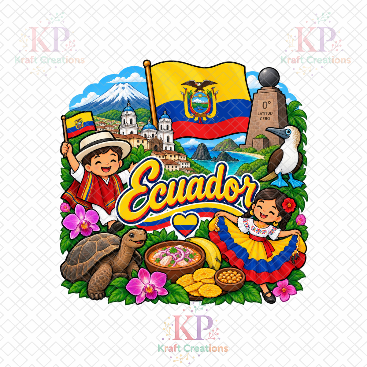 Ecuador Kids Heritage Shirt