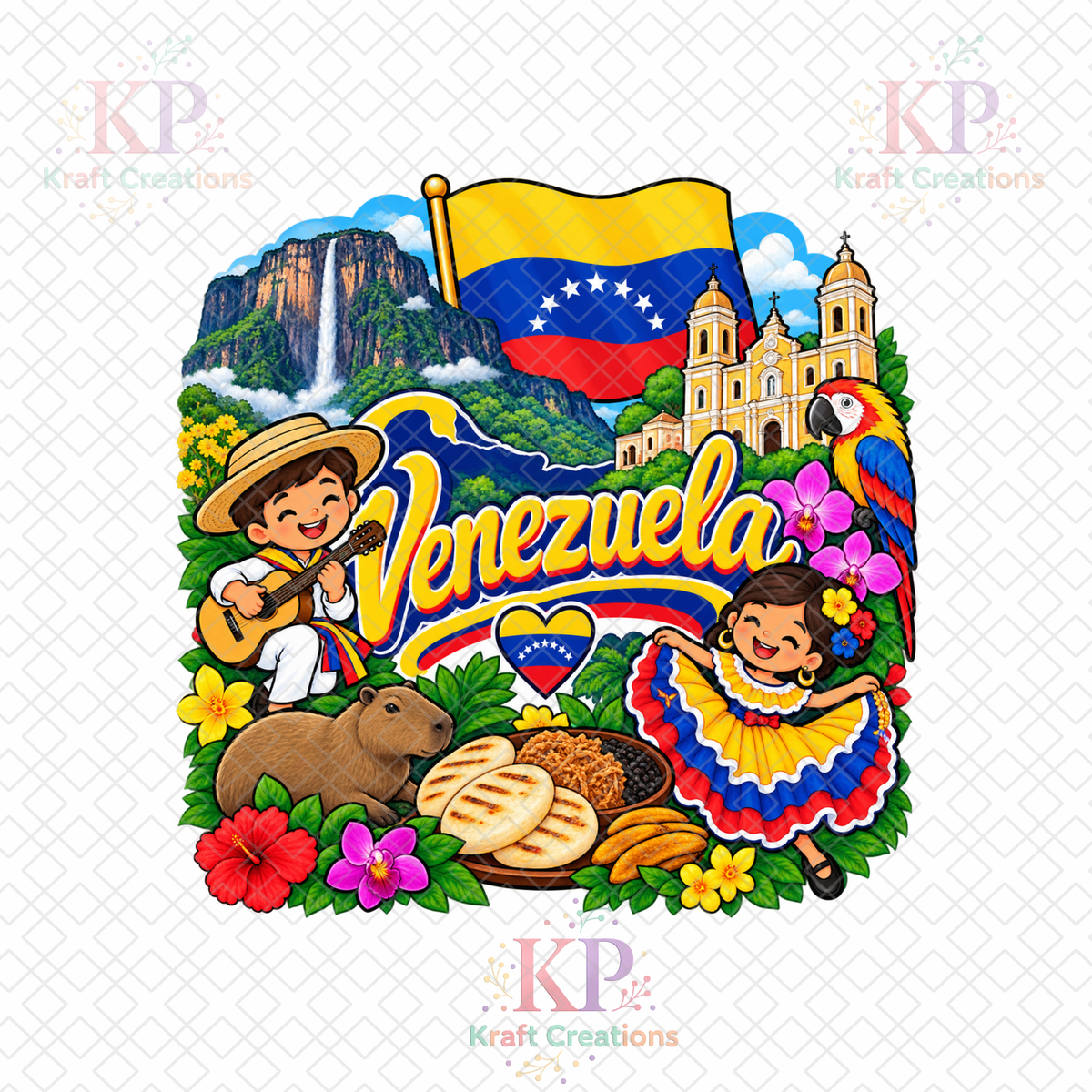 Venezuela Kids Heritage Shirt