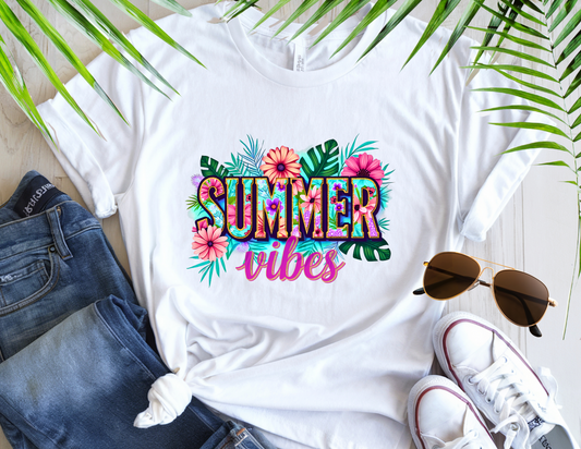 Summer Vibes Custom T-Shirt – Gildan Softstyle
