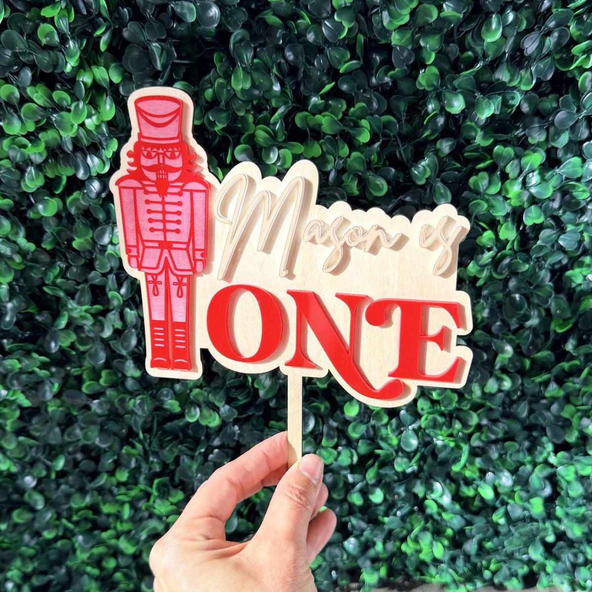 Nutcracker First Birthday Cake Topper