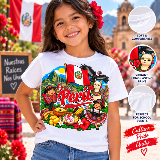 Peru Kids Heritage Shirt