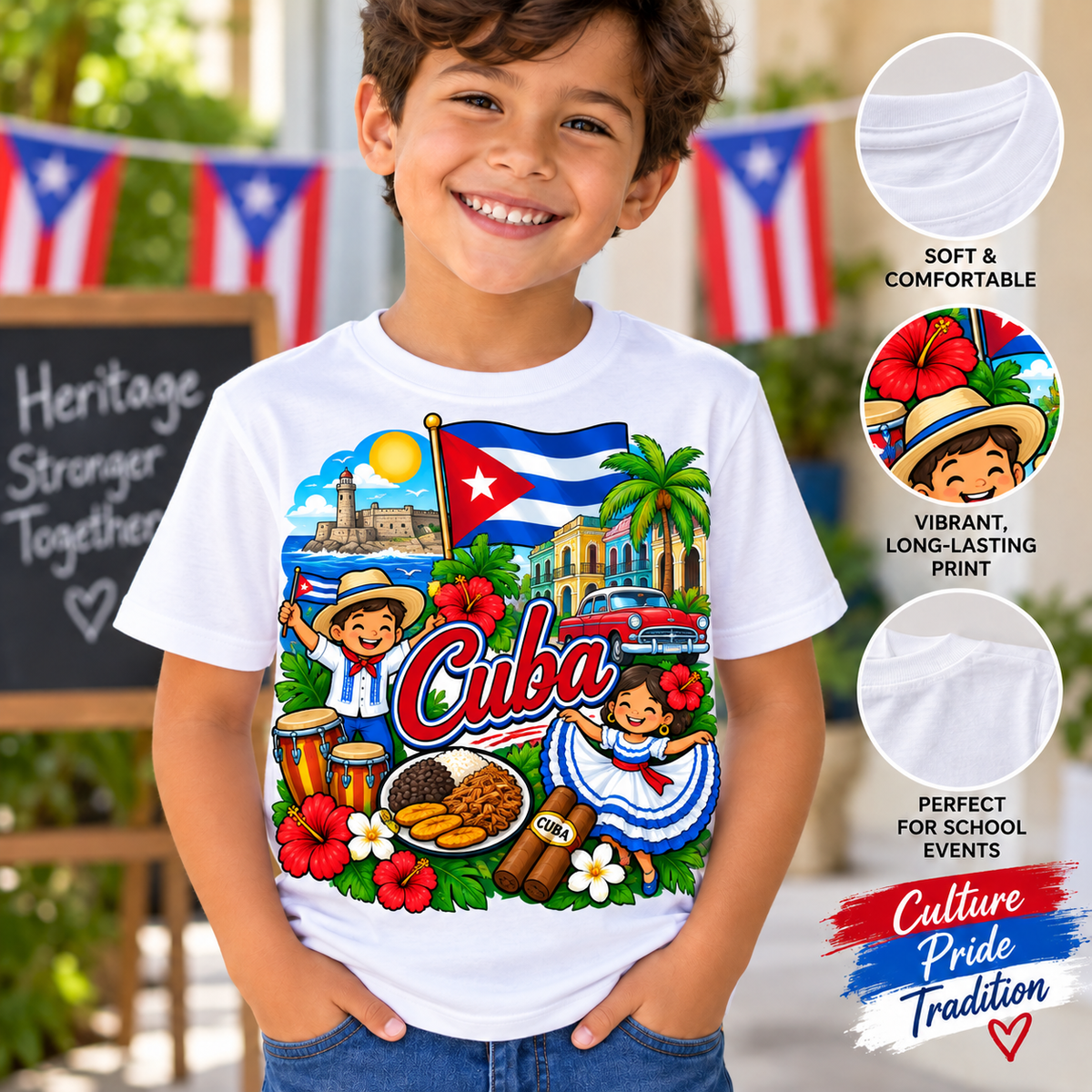 Cuba Kids Heritage Shirt