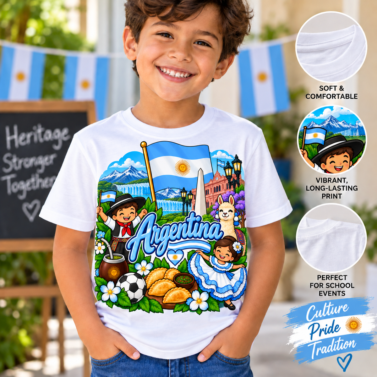 Argentina Kids Heritage Shirt