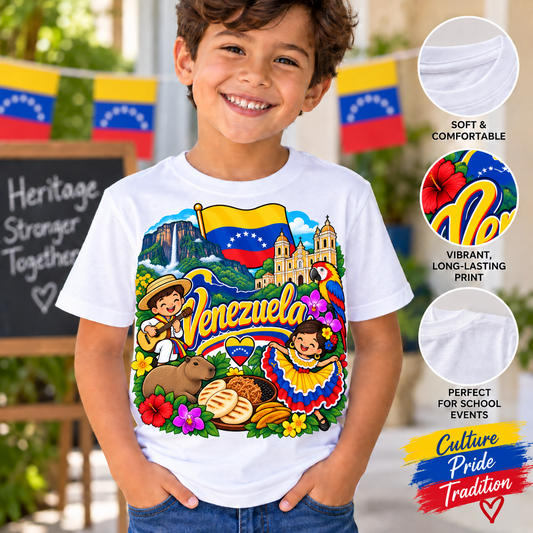 Venezuela Kids Heritage Shirt