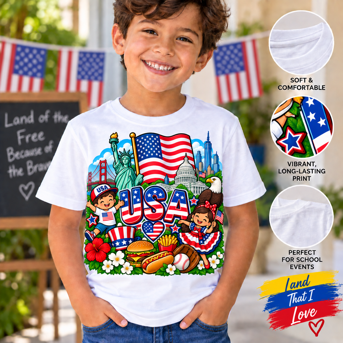 USA Kids Heritage Shirt