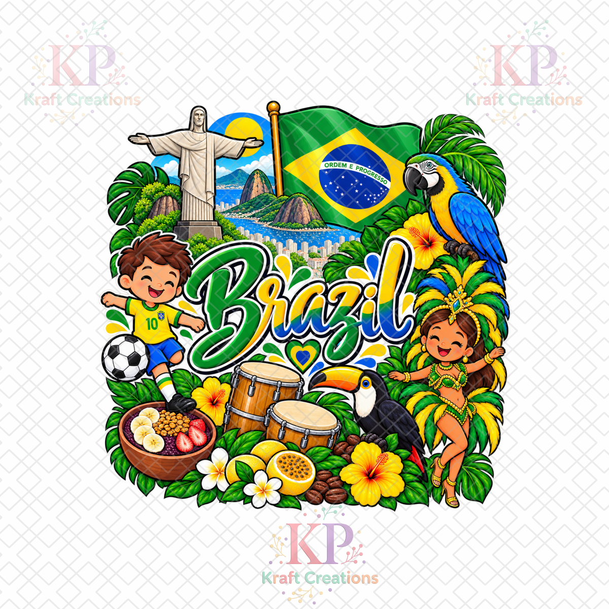 Brazil Kids Heritage Shirt