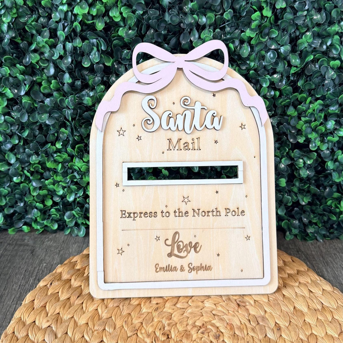 Personalized Santa Mail Letter Holder