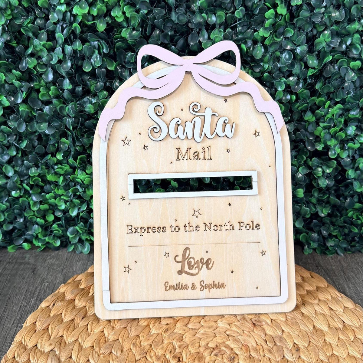 Personalized Santa Mail Letter Holder