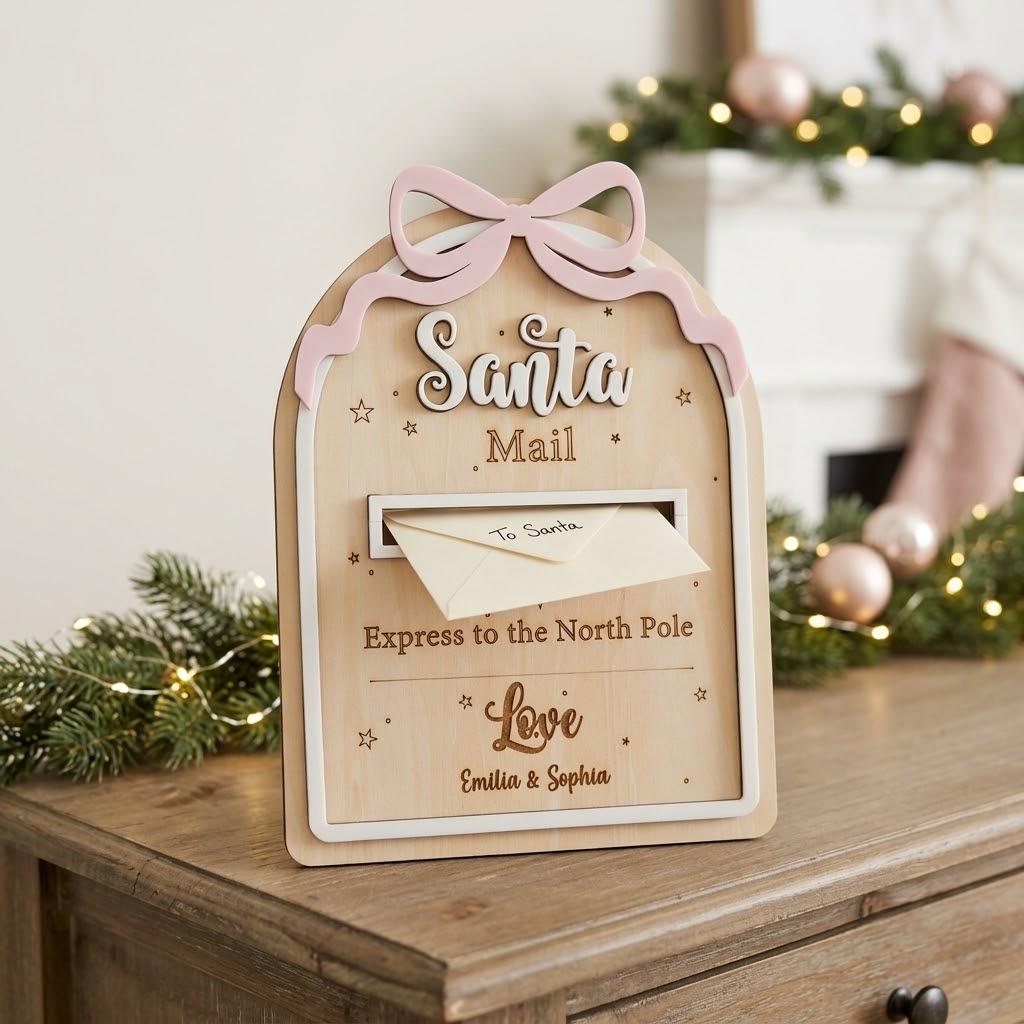 Personalized Santa Mail Letter Holder