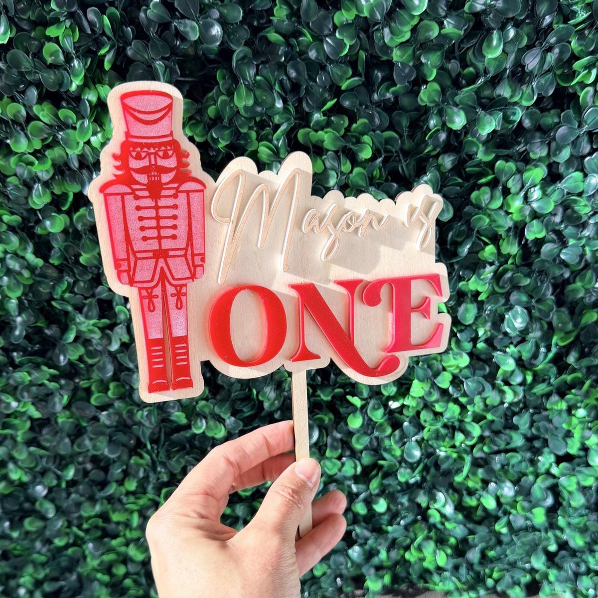 Nutcracker First Birthday Cake Topper