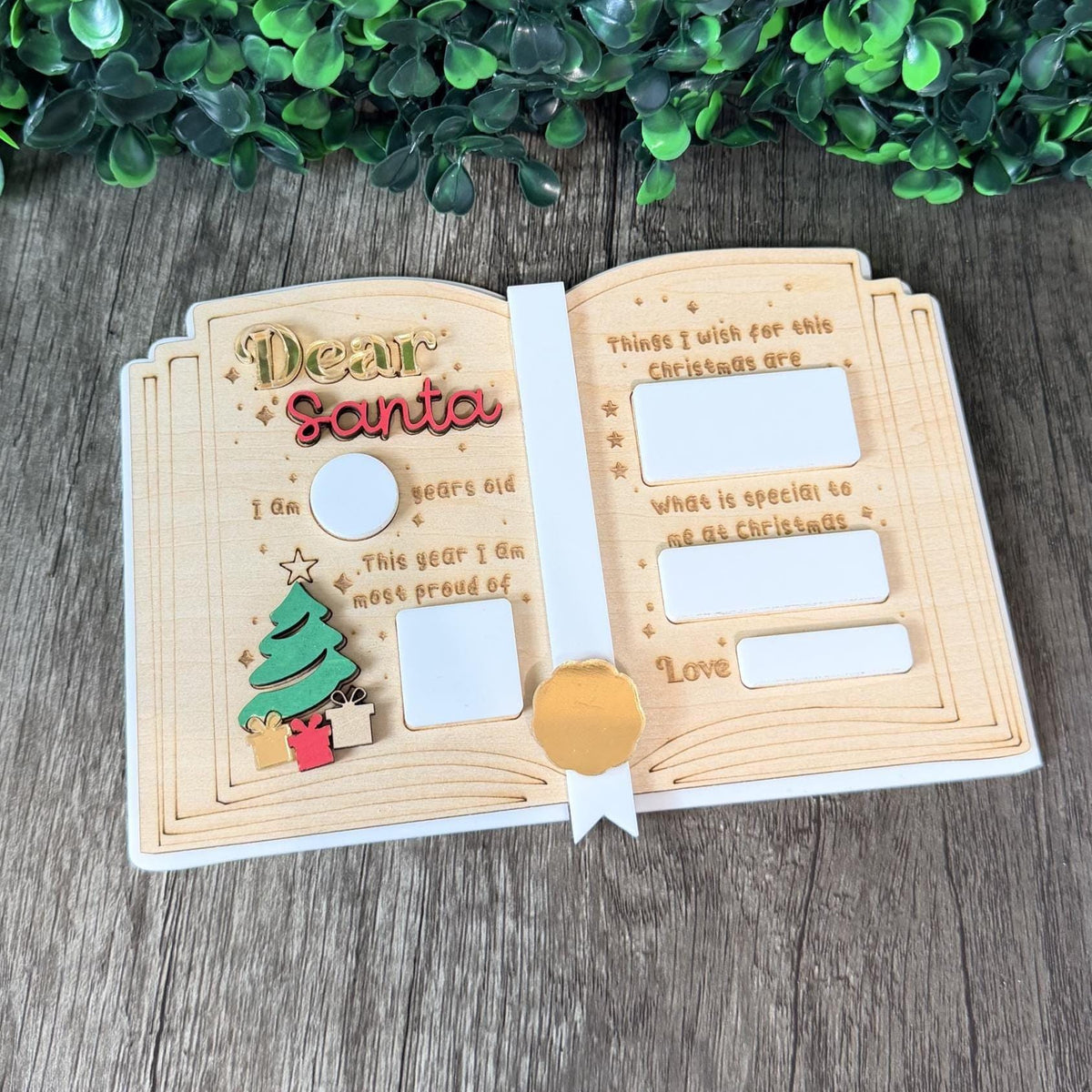 Dear Santa Reusable Wish List