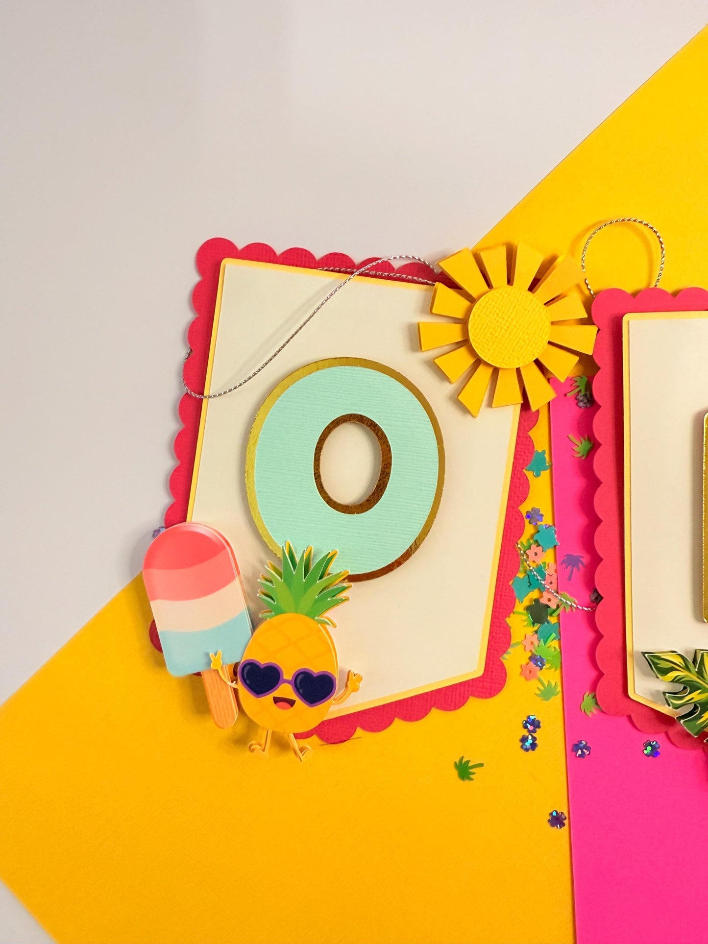 One in the Sun Cake Topper: Summer 1st Birthday Party Decoration