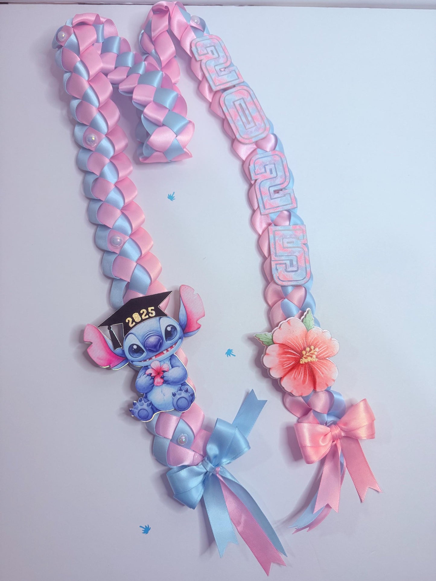 Personalized Ribbon Graduation Lei: Custom Colors, Keepsake Gift