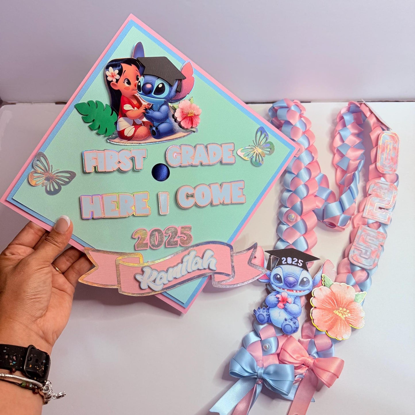 Custom Graduation Cap Topper: Personalized Cardstock Decor