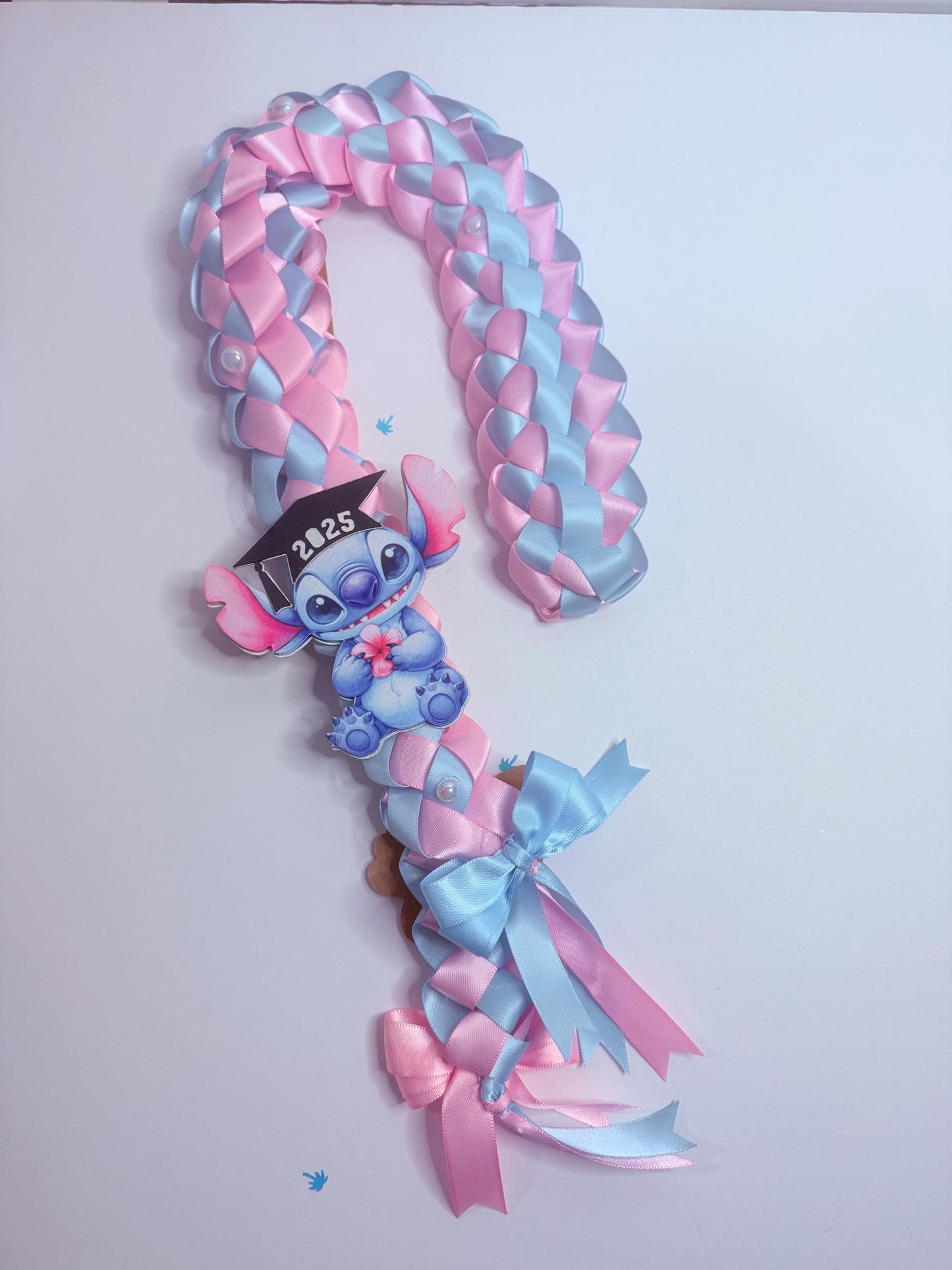 Personalized Ribbon Graduation Lei: Custom Colors, Keepsake Gift