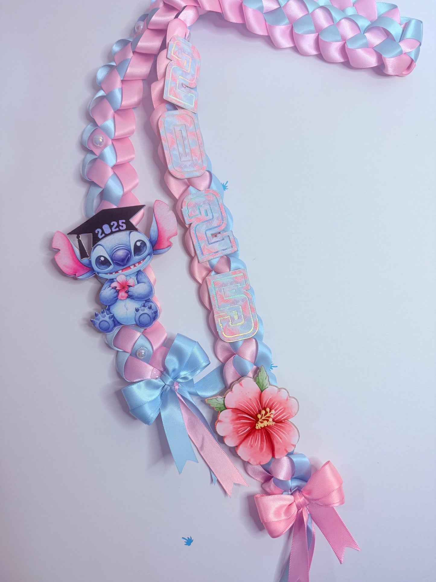 Personalized Ribbon Graduation Lei: Custom Colors, Keepsake Gift