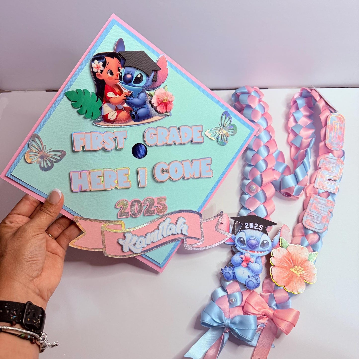 Custom Graduation Cap Topper: Personalized Cardstock Decor