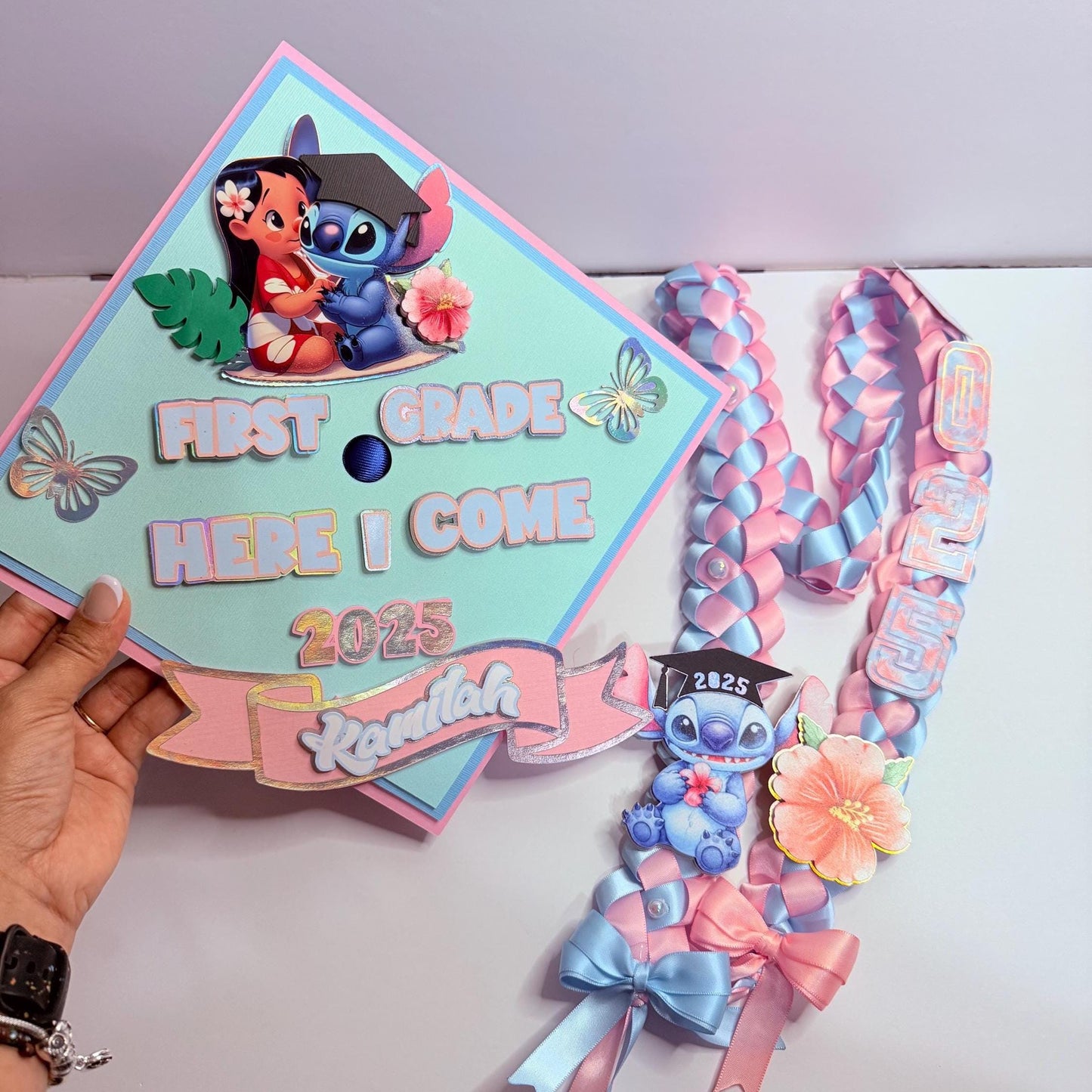 Custom Graduation Cap Topper: Personalized Cardstock Decor