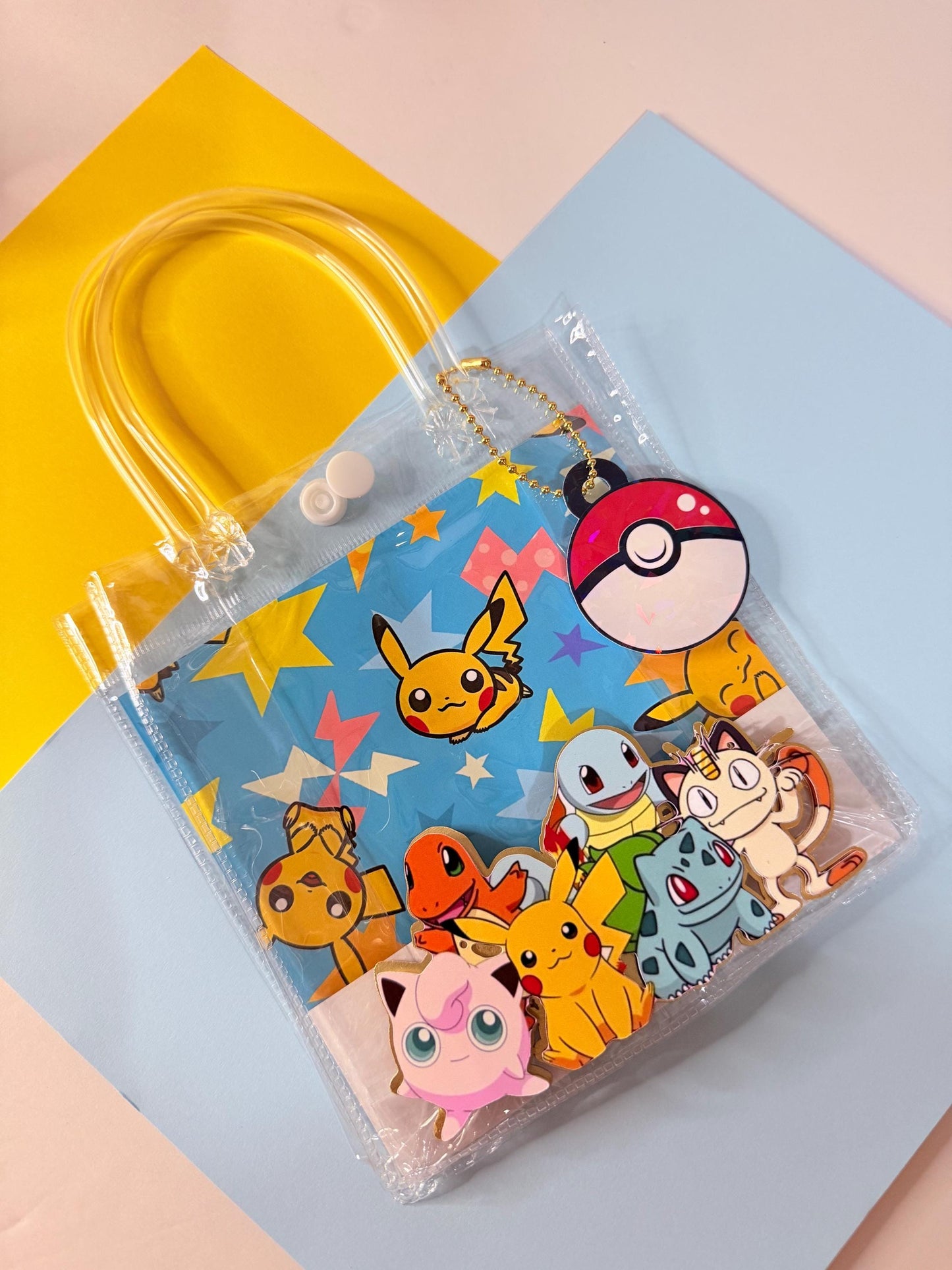 Personalized Favor Bags, Anime Trainer Theme Custom Favor Bags Birthday Poket Monster Birthday Decor.