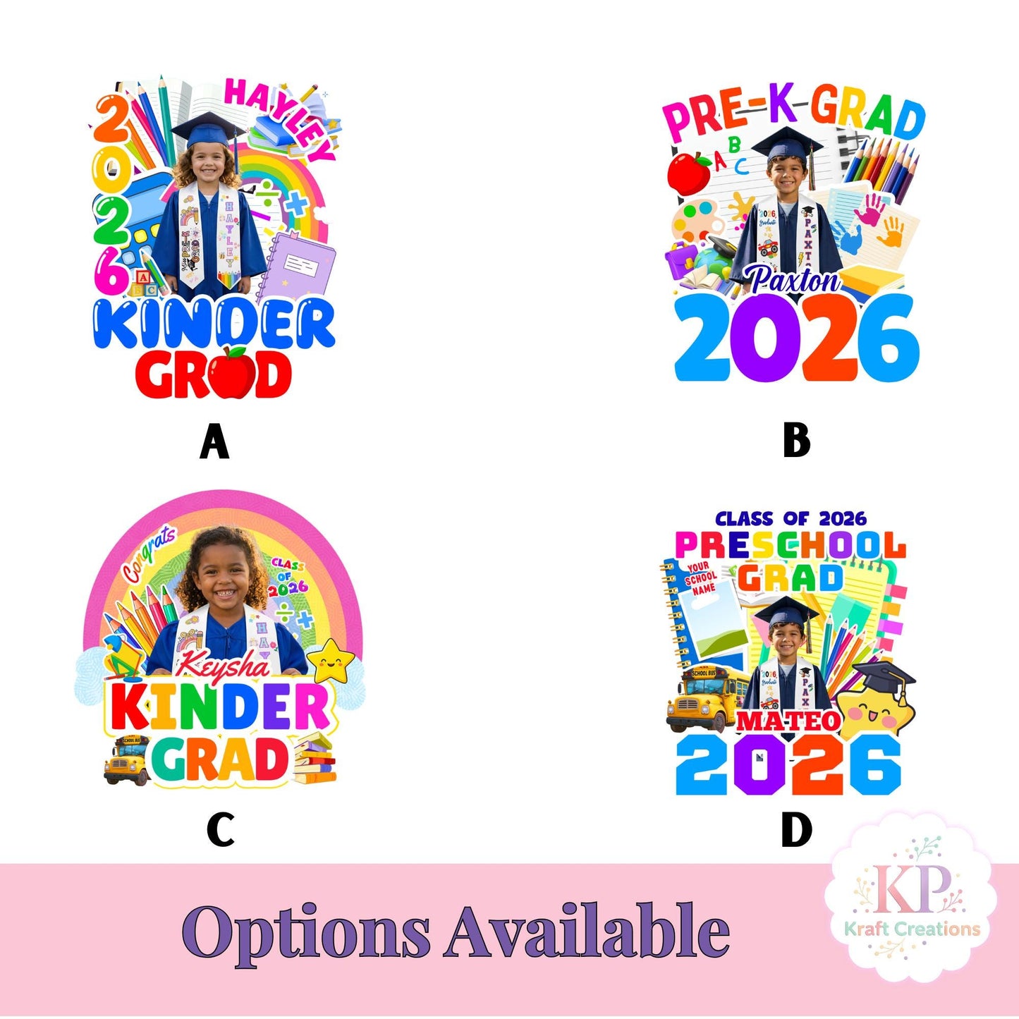 Personalized Preschool Graduation Fan, Kinder Grad Photo Fan 2026, Custom Kids Grad Fan, Photo Graduation Prop, Pre K Graduation Party Favor