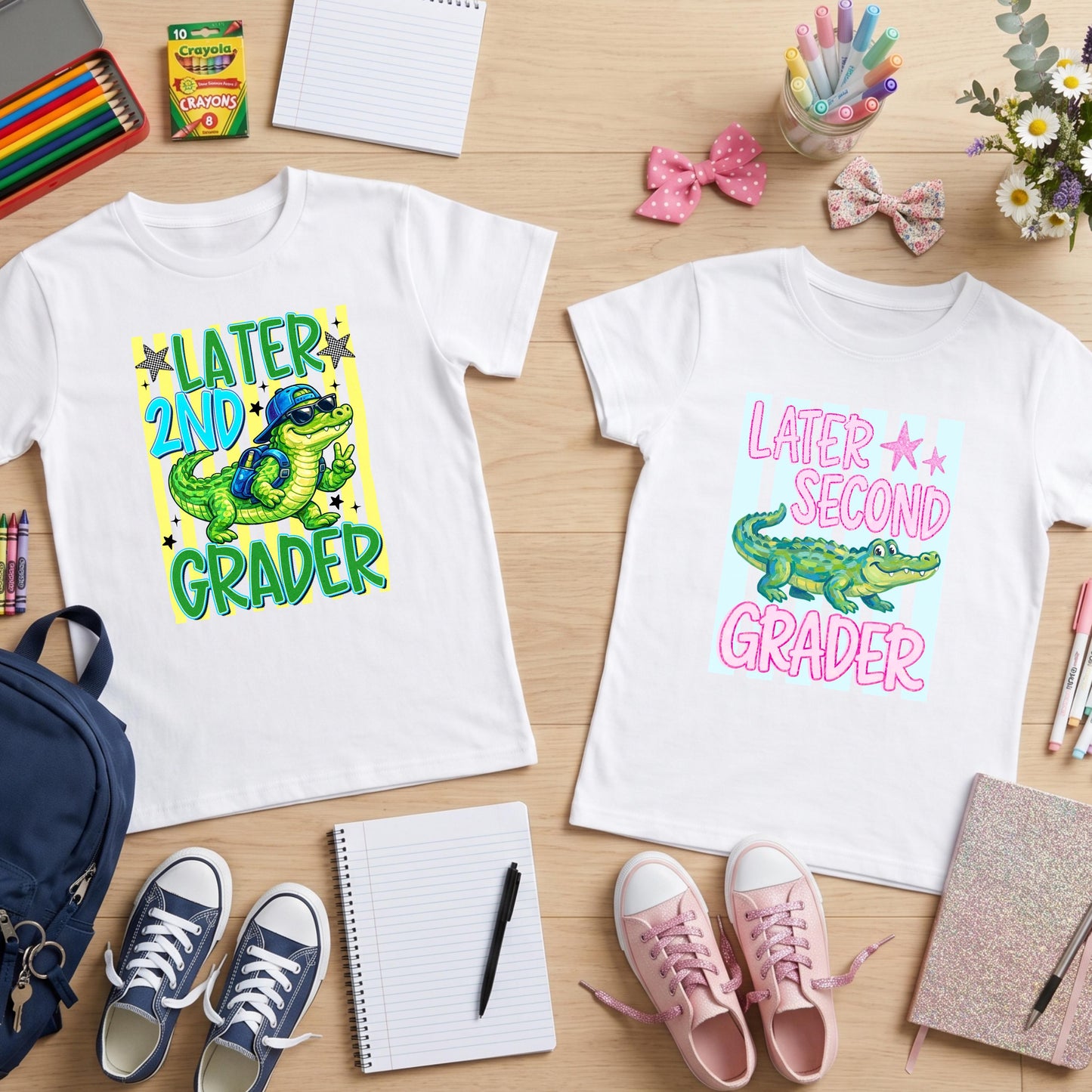 Last Day of School Shirts for Siblings, Matching Brother Sister School Tee, Kindergarten Graduation Shirt, End of School Kids Outfit