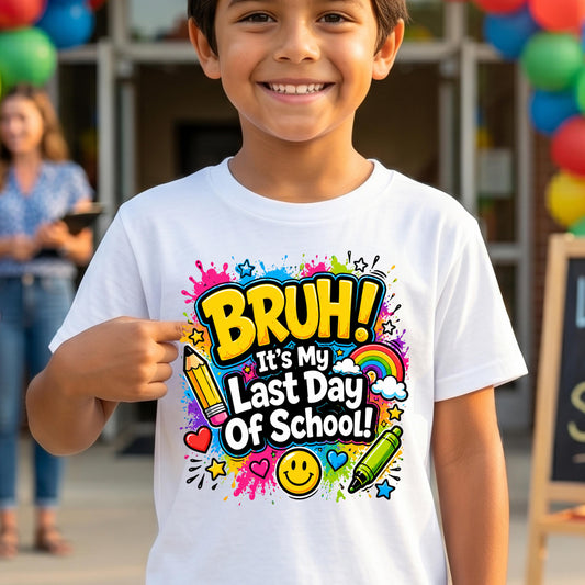 Last Day of School Autograph Shirt Bundle, Front and Back School Tee, Sign My Shirt Design, Elementary School Memory Outfit
