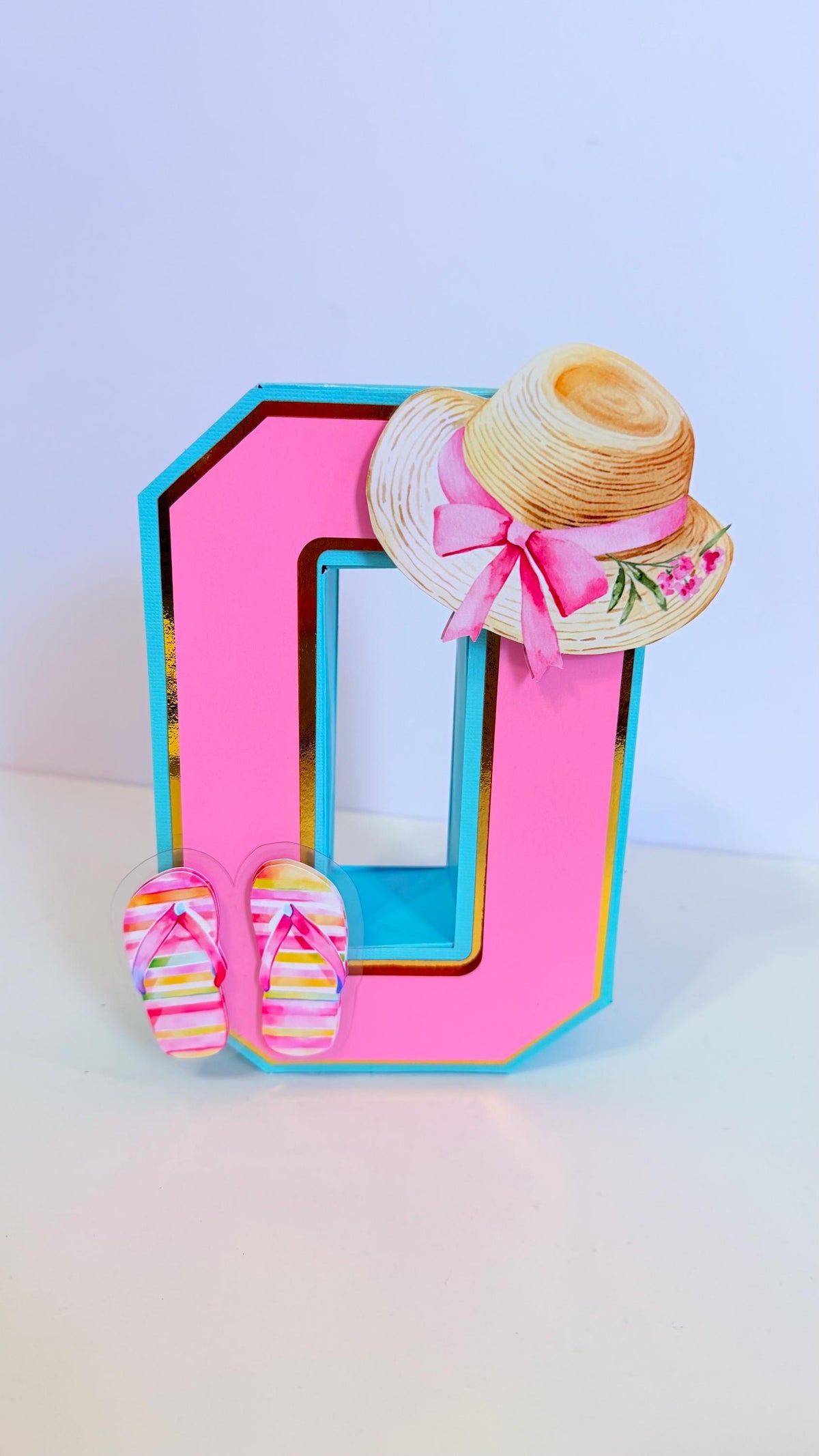 Two Cool Birthday Decorations, Summer Birthday Centerpiece, Pool Party Party Decor, Second Birthday Table Decoration, TWO 3D Letters