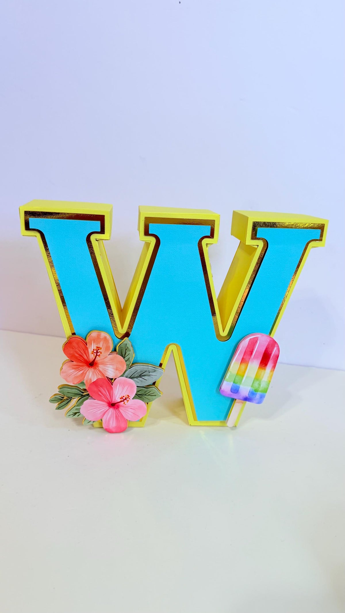 Two Cool Birthday Decorations, Summer Birthday Centerpiece, Pool Party Party Decor, Second Birthday Table Decoration, TWO 3D Letters