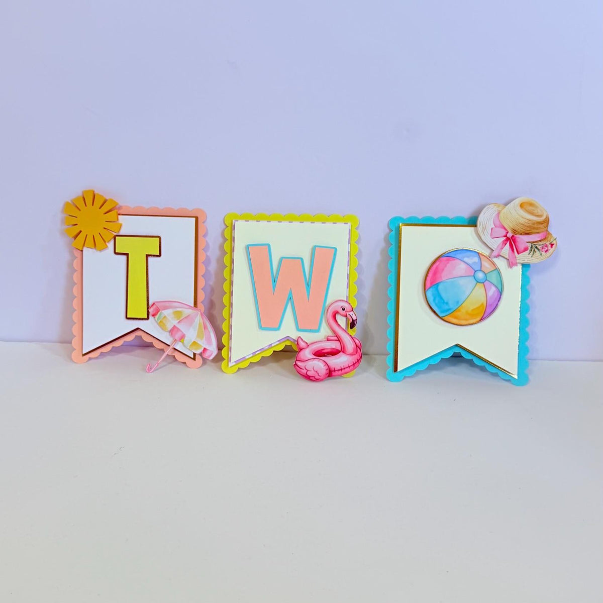 Two Cool High Chair Banner, Summer First Birthday Decorations, Pool Party Birthday Banner, Cake Smash Decor, Beach Birthday Party